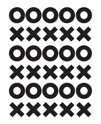 Светоотражающая наклейка LOOM XO LM-10036-black для твердых поверхностей