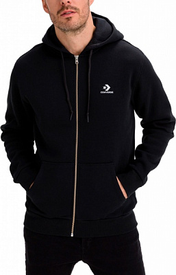 Джемпер Converse Embroidered Star Chevron Full Zip Hoodie BB 10019922-A01 р. S черный