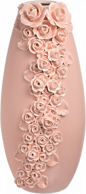 Ваза Патио 32 см розовая