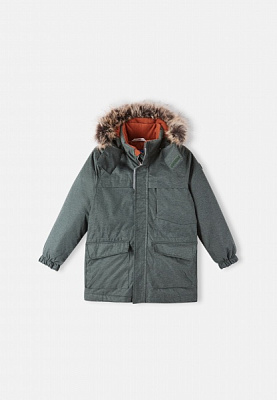 Куртка-парка унисекс Lassie by Reima Sachka 8640 р.104 темно-зеленый 7100005A 