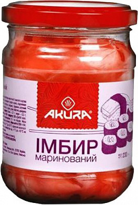 Имбирь Akura маринованный 230 г