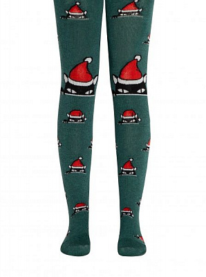 Колготки детские Conte-Kids New Year 557 19С-95/1СП р.92-98 темно-бирюзовый 