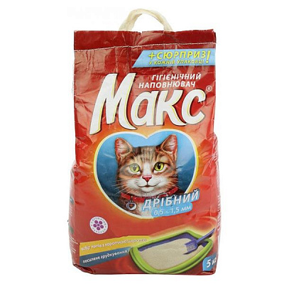 Наполнитель для кошачьего туалета мелкий 5 кг