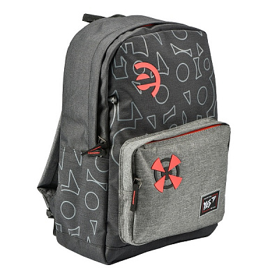 Рюкзак молодіжний YES T-67 Vice versa 558281 17 л чорний із сірим