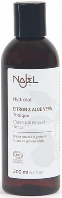 Тоник Najel гидролат лимона и алое вера 200 мл