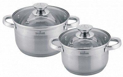 Набор кастрюль 4 предмета MK-3504A Maxmark