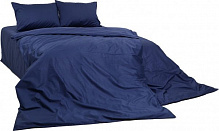 Комплект постельного белья Solid 2 семейный синий La Nuit 