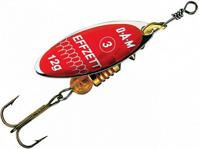 Блешня-обертова DAM Effzett Predator 7 г red/glitter