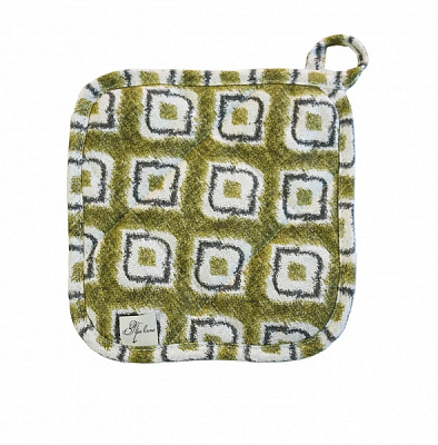 Прихватка Villa узор 20x20 см зеленый Прованс 