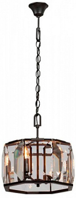 Люстра підвісна Vitaluce 4x60 Вт E14 чорний V5186