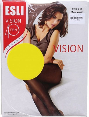 Колготки жіночі ESLI Vision Classic р. 2 40 den Visone 2 пар