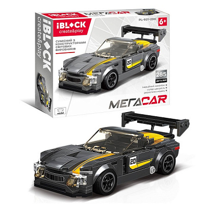 Конструктор Iblock МегаCar 285 деталей PL-921-296