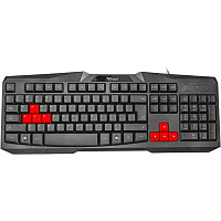Клавиатура Trust Ziva gaming keyboard UKR black