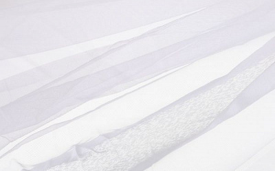 Тканина тюлева 300 см смужки на сітці 815675/502 шампань