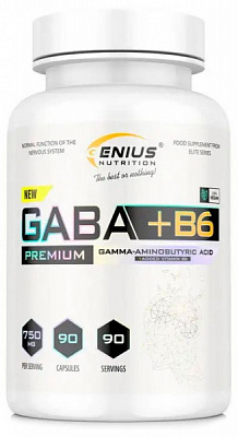 Добавка витаминная Genius Nutrition GABA + B6 90 шт./уп. 