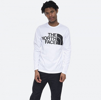 Футболка THE NORTH FACE M STANDARD LS TEE NF0A5585FN41 р.2XL білий