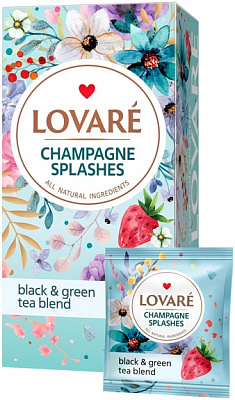 Чай Lovare пакетований Бризки шампанського 48 г