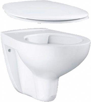 Унитаз подвесной Grohe Bau Ceramic с сиденьем soft close