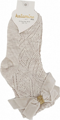 Шкарпетки для дівчаток KATAMINO K24060 р.5-6 бежевий