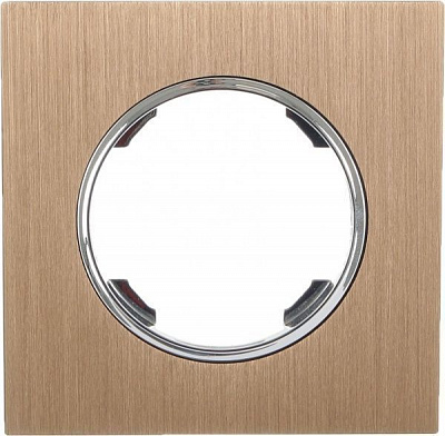 Рамка одномісна матовий хром SNG-FRM.RD20G1-AB