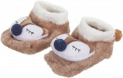 Капці домашні Maxwin KIDS Бейбі-олень р.23-25 коричневий MWSE015/brow