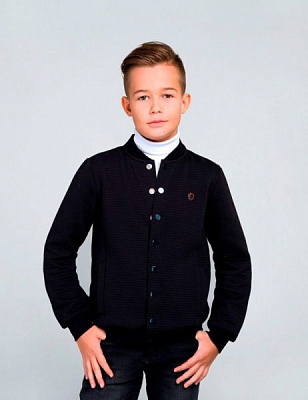 Джемпер для хлопчика Smil 116459 р.128 чорний