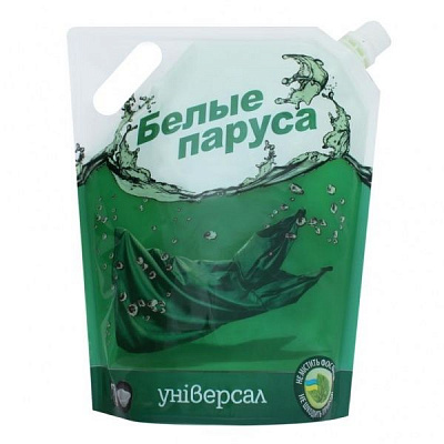 Гель для стирки для машинной и ручной стирки Белые паруса Универсал 1,5 л 