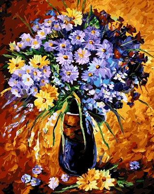 Картина за номерами Польовий букет bk_1303 40x50 см BookOpt