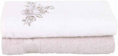 Набір рушників Elvin 2 шт. рожевий Karna