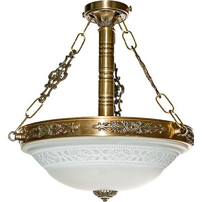 Підвіс Фабрика Світла Корона НПБ 022-3х60-035 3x60 Вт E27 латунь НПБ 022-3х60-035