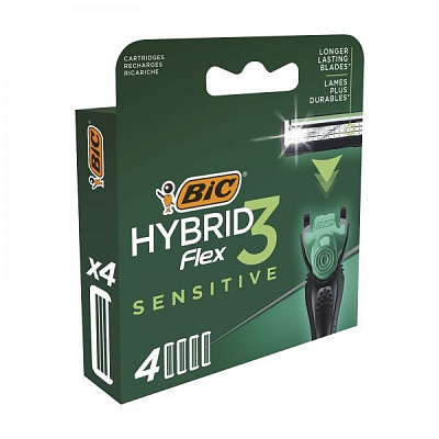 Змінний картридж BIC Flex Hybrid 3 Sensitive 4 шт.