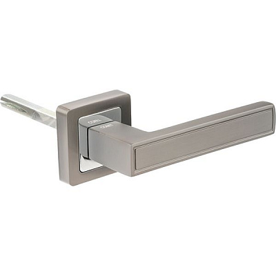 Ручка на розетке Comit Page хром/титан