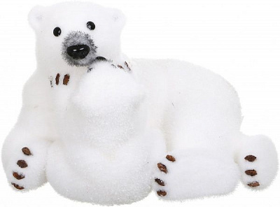 Декоративная фигура Мишка с медвежонком B41173CR-WX 20 см 