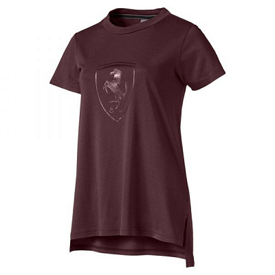Футболка Puma Ferrari Wmn Big Shield Tee 59544204 M червоний