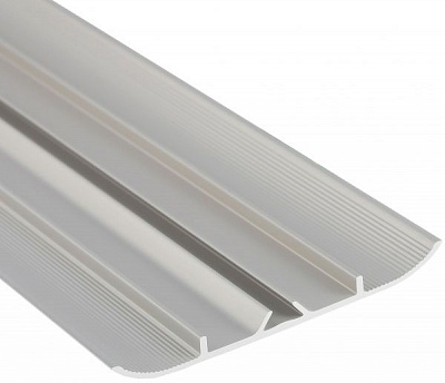 Поріжок алюмінієвий анодований Braz Line приховане кріплення 80x2700 мм срібло
