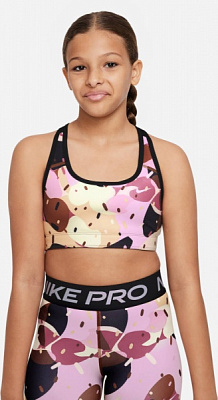 Бра Nike G NK SWOOSH REV BRA PER AOP DQ8904-204 р.M разноцветный