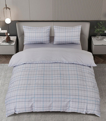 Комплект постільної білизни Mesetas 1,5 сірий із малюнком La Nuit