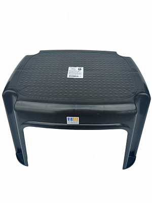 Табурет пластиковий надміцний чорний