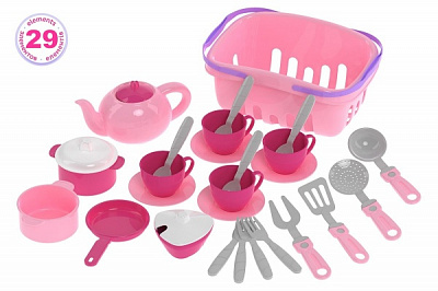 Ігровий набір ТехноК 29 елементів у кошичку 7181