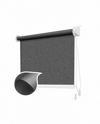 Ролета мини Rollotex с фиксацией на струне Miracle 65x150 см графит 