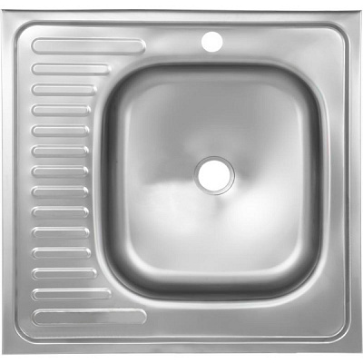 Мойка накладная Family z6604L 60x60 см чаша справа