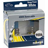 Лампа галогенна Narva Range Power White HB4(9006) (48626) HB4 HB4/9006 12 В 55 Вт 2 шт 4100