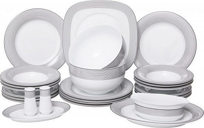 Сервиз столовый New Deco 25 предметов на 6 персон 19761 DPL