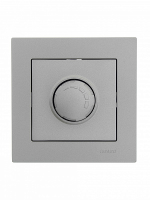 Світлорегулятор поворотний Lezard Vesna 800 Вт сірий 742-3588-115