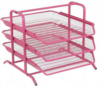 Лоток для бумаг тройной 35х29.5х26 см