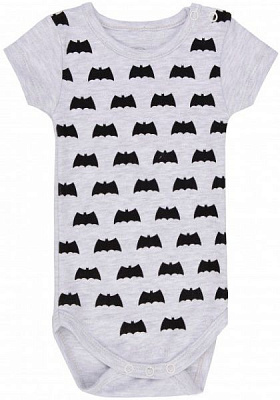 Комбинезон Фламинго р.62 меланж/черный Ворнер Бразерс 