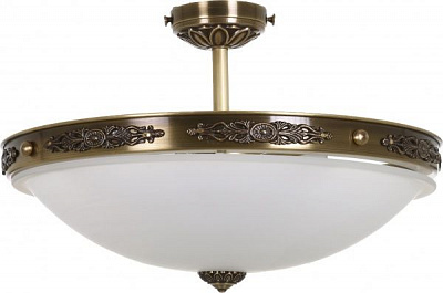 Підвіс Фабрика Світла Корона НCБ 022-4х60-145 4xE27 латунь