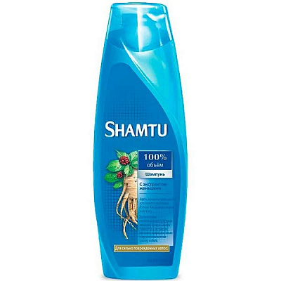 Шампунь Shamtu зміцнення з екстрактом женьшеню 360 мл