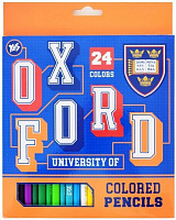 Карандаши цветные Oxford Blue, 24 шт. YES