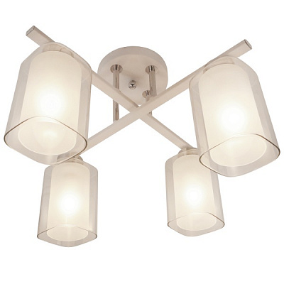 Люстра потолочная Victoria Lighting 4x60 Вт E27 белый Artur/PL4 white 